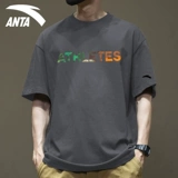 Летняя черная хлопковая футболка с коротким рукавом для отдыха, оверсайз