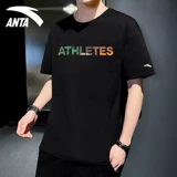 Футболка с короткими рукавами ANTA Мужчина 2025 Новый официальный официальный веб-сайт с половиной рукава.