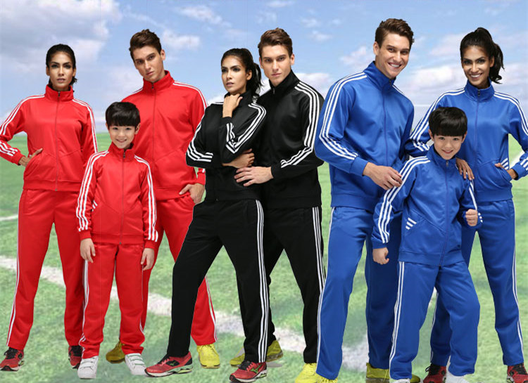 Autumn Winter Long Sleeve Football Suit Men's And Women's Sports Suit Children's School Uniform School Uniform for School Conqueror Competition Training Conqueror