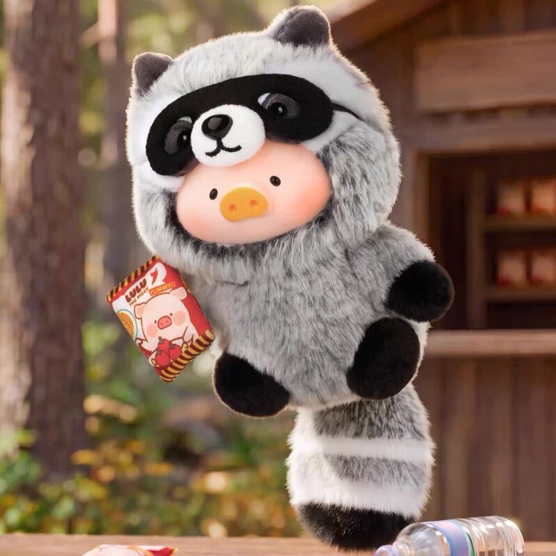 Canned Pig Lulu Animal Party Series 2 - Glue Face Plush Pendant (Face Thief Raccoon Lu Style) Canned Pig Lulu Animal Party Series 2 - Glue Face Plush Pendant (Face Thief Raccoon Lu Style)