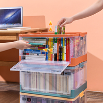 Book storage box Bookbox Bookbox student dormitory home transparent storage sorting box