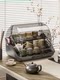 Cup Storage Rack, Dining Table Countertop Storage, Tea Cup and Water Cup Draining Rack, Baby Bottle, Living Room Coffee Cup Storage Box