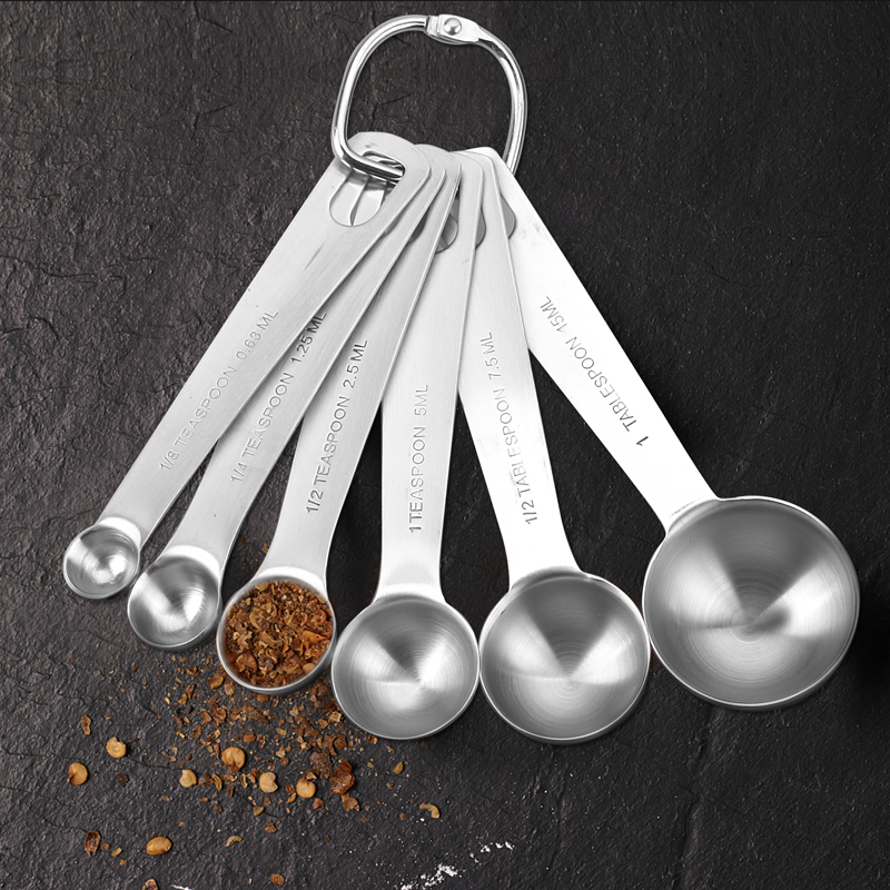 5g Milk powder spoon Coffee teaspoon Stainless steel measuring spoon set 3 Panax flour rice flour baking 1g Kitchen weighing