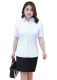 White shirt women's short-sleeved large size fat mm200Jin [Jin is equal to 0.5 kg] loose professional shirt long-sleeved formal work clothes plus fat