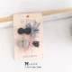 Kẹp tóc trẻ em dễ thương sợi bóng quả anh đào kẹp tóc sợi móc hoa kẹp cặp kẹp tóc cho bé phụ kiện cài tóc mũ an toàn cho bé - Phụ kiện tóc