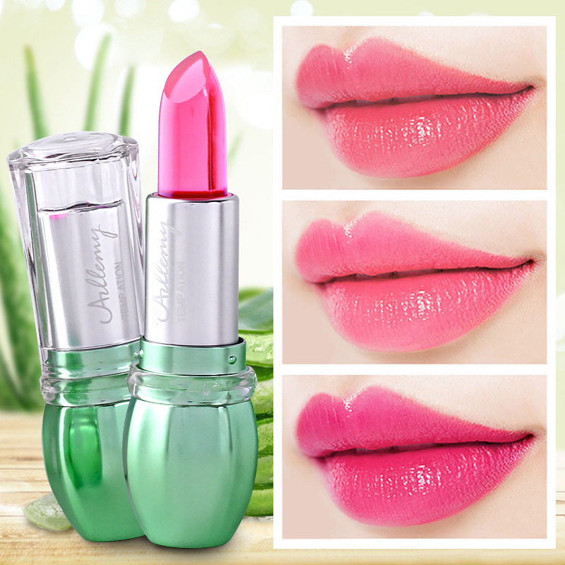 Amber Aloe Vera Gel jelly moisturizing lipstick with no drop of color moisturizing and nourishing discolored pregnant woman lipstick
