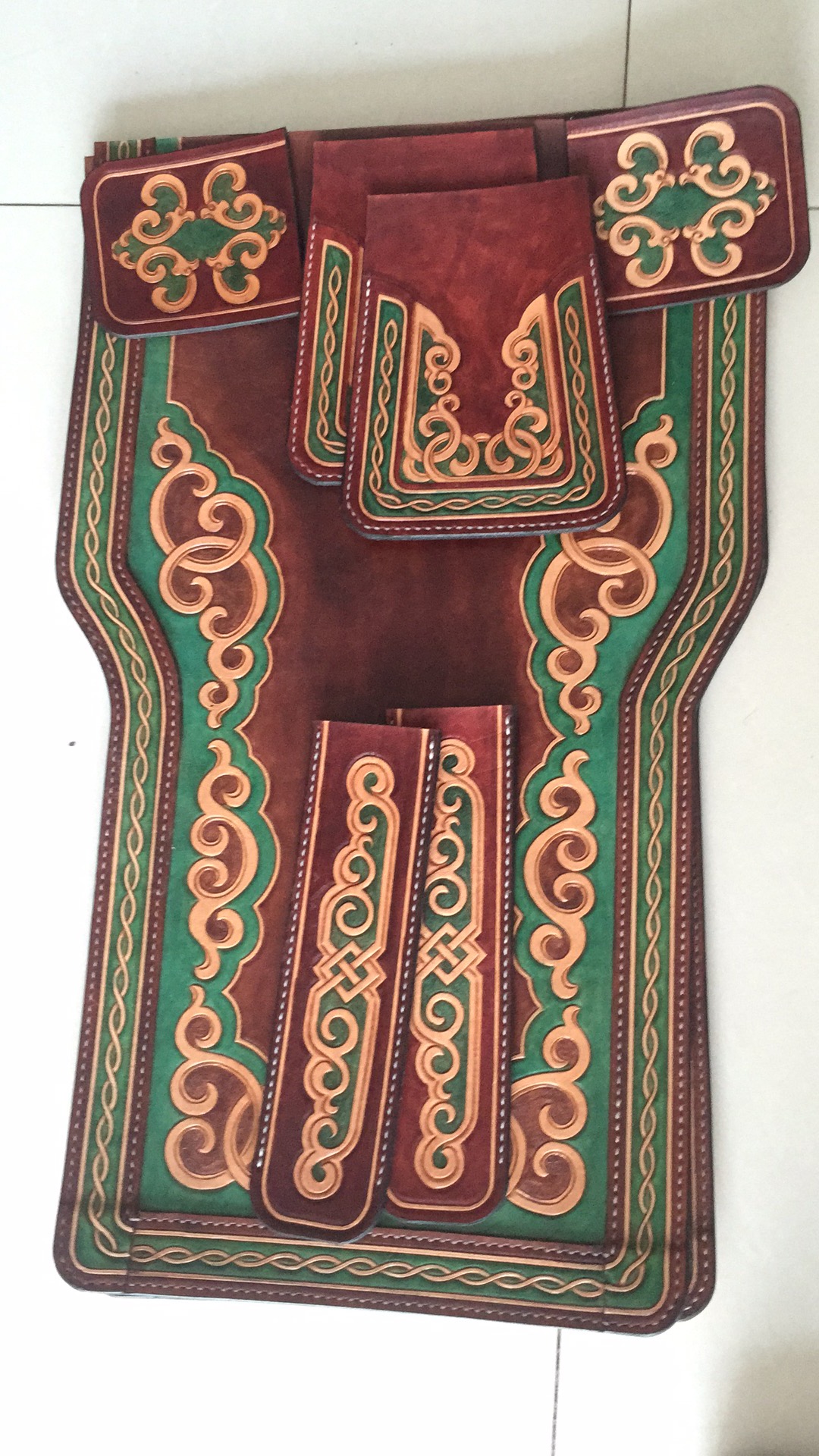 Pure cow - skin pure handicraft hortoad