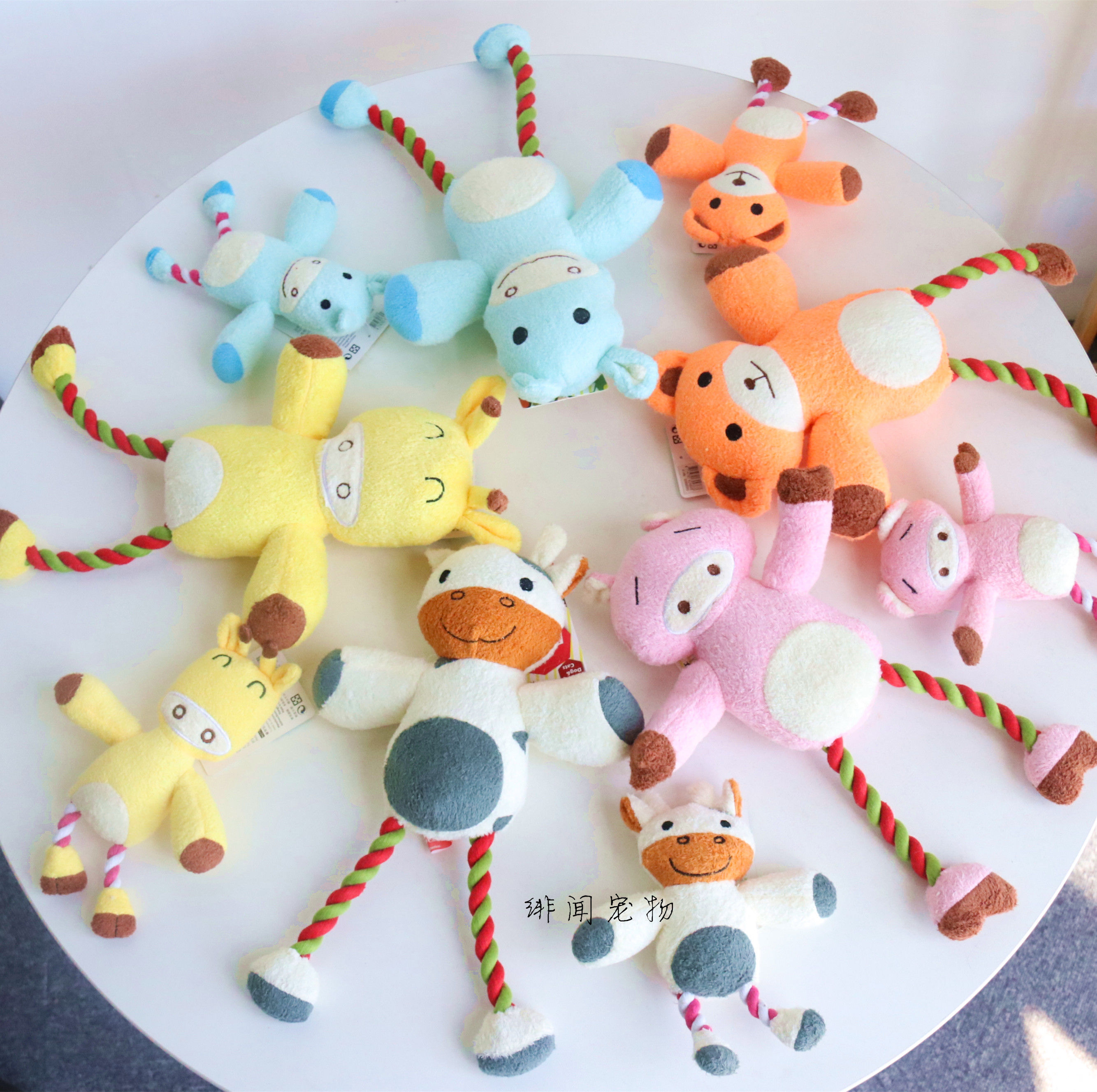 Super favorite toy, especially recommended Taiwan Amy carol cotton rope plush dog toy