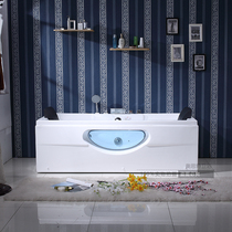 Home waterfall bathtub Single double surf massage tub Bathroom Acrylic constant temperature heated glass bath