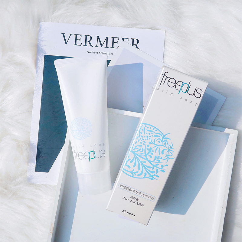 Freeplus Friuth washed face milk Net moisturizing amino acids mild deep cleaning foam washed face cream 100g