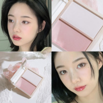 PK107 PK107 WT905 double parquet ZENN high light powder simple bicolor series matt 11g pink Tibright