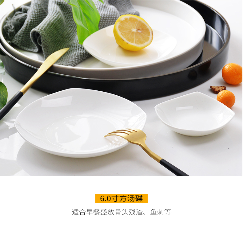 Ceramic disc 10 vinegar sauce dishes taste drives home dishes plate 4.5 inches square small plate dish of soy sauce dish