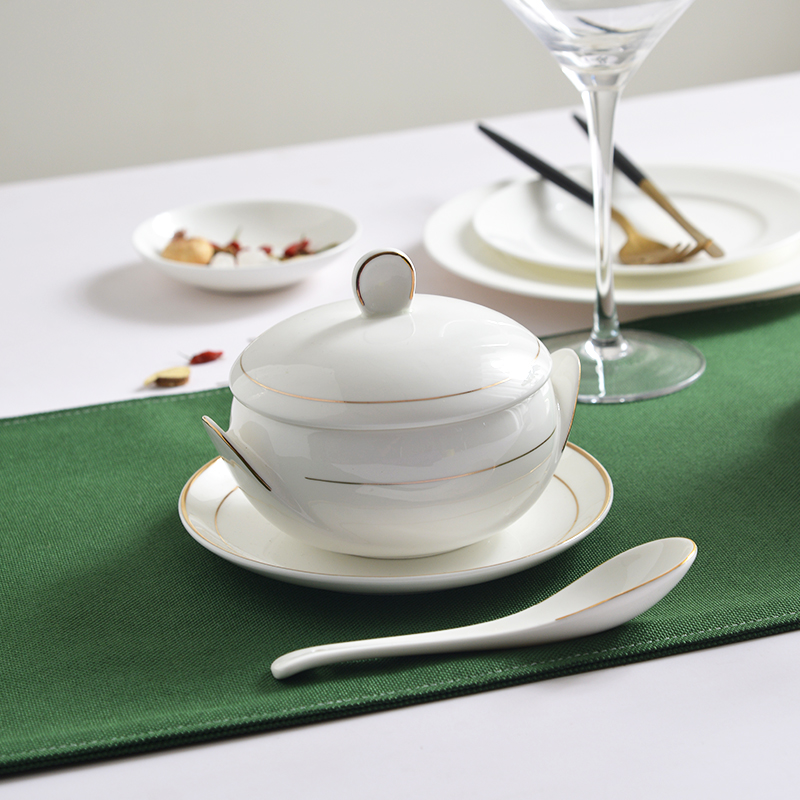 Ipads porcelain cup with cover soup cup stew stew soup pot of water to offer them small dish bird 's nest soup stew pot steaming stew ceramic cup