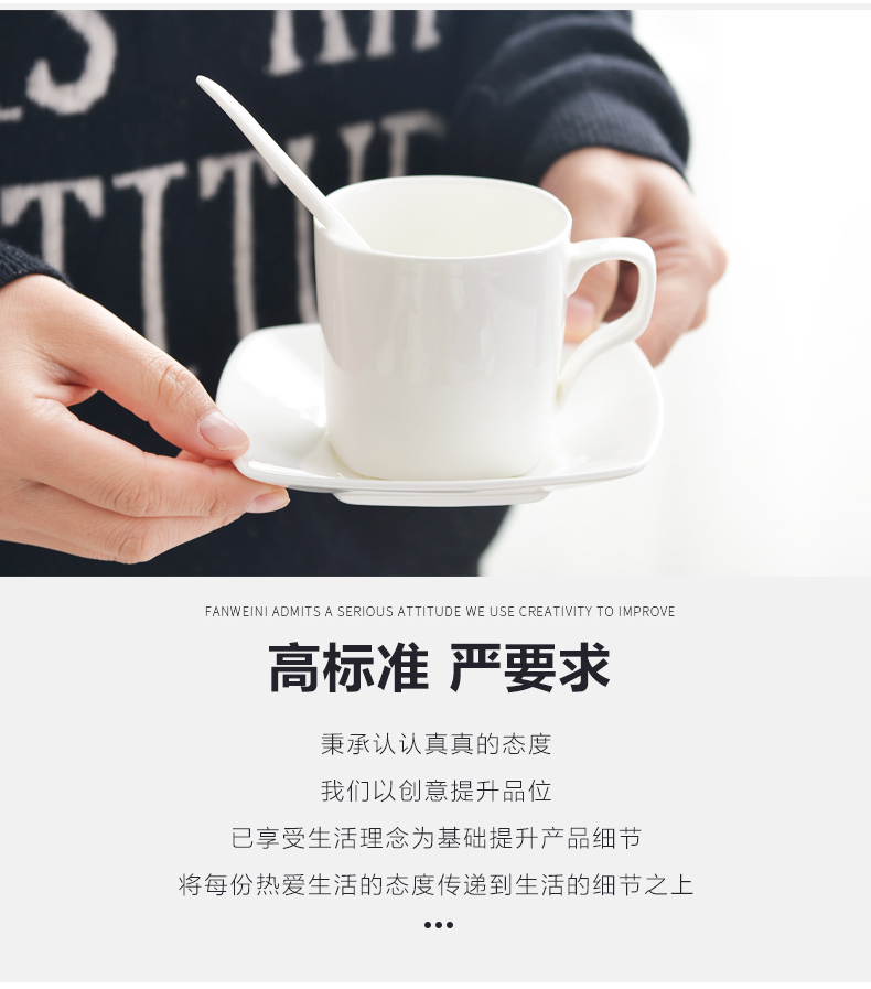 Royal square coffee tea tao family suits for tangshan ipads porcelain ceramic tea set unleaded non - toxic
