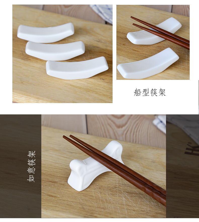 Hoàng gia gốm sứ Bộ đồ ăn tinh khiết màu trắng nhà bếp đũa đũa hộ gia đình đũa gốm Trung Quốc sáng tạo chủ đũa đũa đĩa nhựa dùng 1 lần