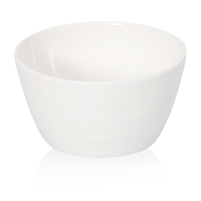 White bowls horn bowl deep to use pure White ipads bowls household fruit salad bowl thread bowl of Japanese ceramic bowl