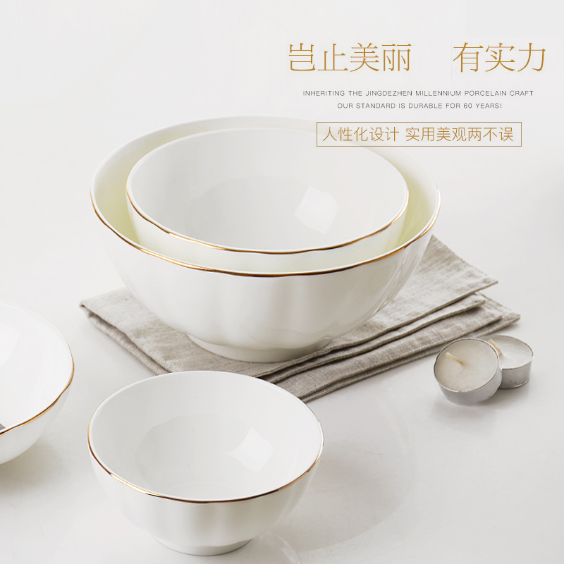 European dishes suit and the head of household set tableware six western tableware porcelain tableware suit marriage