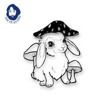Zhi Ye original Alice rabbit a few waterproof female durable cute small animal rabbit fresh hand-painted tattoo stickers