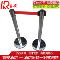 Stainless steel isolation column Telescopic column isolation rod One-meter two-meter line fence bank queuing isolation line