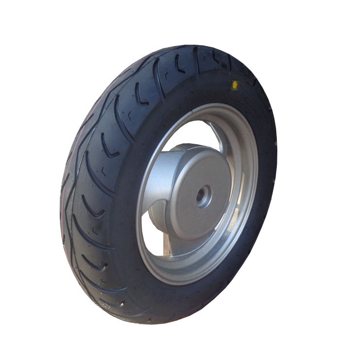 Wuyang 100 Honda Little Princess Xe tay ga bằng nhôm Bánh sau Joy 100 Vòng thép phía sau 2.50 * 10 - Vành xe máy vành nhôm xe máy