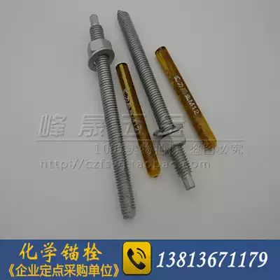 Hot-dip galvanized Dacromet chemical screw bolt chemical anchor M10 M12 M14 M16 M18 M20M30