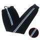 Cuffed and leg bound sky blue two stripes primary school uniform