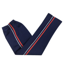 Spring and summer cotton Tibetan classic white thin edge red thick pants school pants same style male and female students sports pants