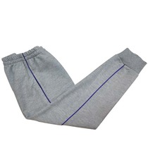 Gray spring and summer autumn cotton sports pants primary and secondary school students school clothes pants purple thin edge toe student trousers