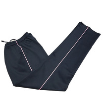 Customized spring and summer autumn sports pants womens loose straight school clothes pants High School Tibetan green powder fine side four season student pants