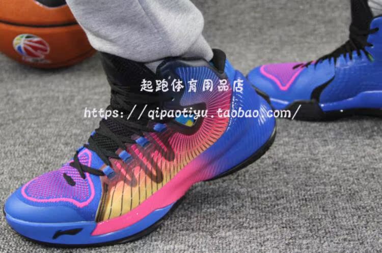 Giày bóng rổ Li Ning 2017 xuân mới phượng 3 giày bóng rổ đặc biệt CBA ABAM007 giày bóng rổ nam