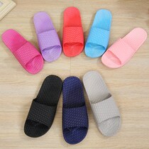 Summer couples bathing anti-slip slippers Mens indoor floor Soft bottom plastic sandals Girls bathroom slippers thick bottom