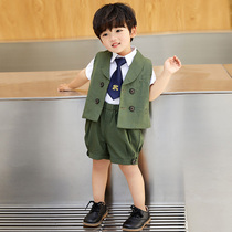 Childrens dress boy suit suit handsome baby dress male new trend children birthday flower boy