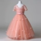Cô gái váy váy công chúa váy cưới trẻ em pettiskirt mùa đông hoa cô gái váy váy catwalk chủ trang phục