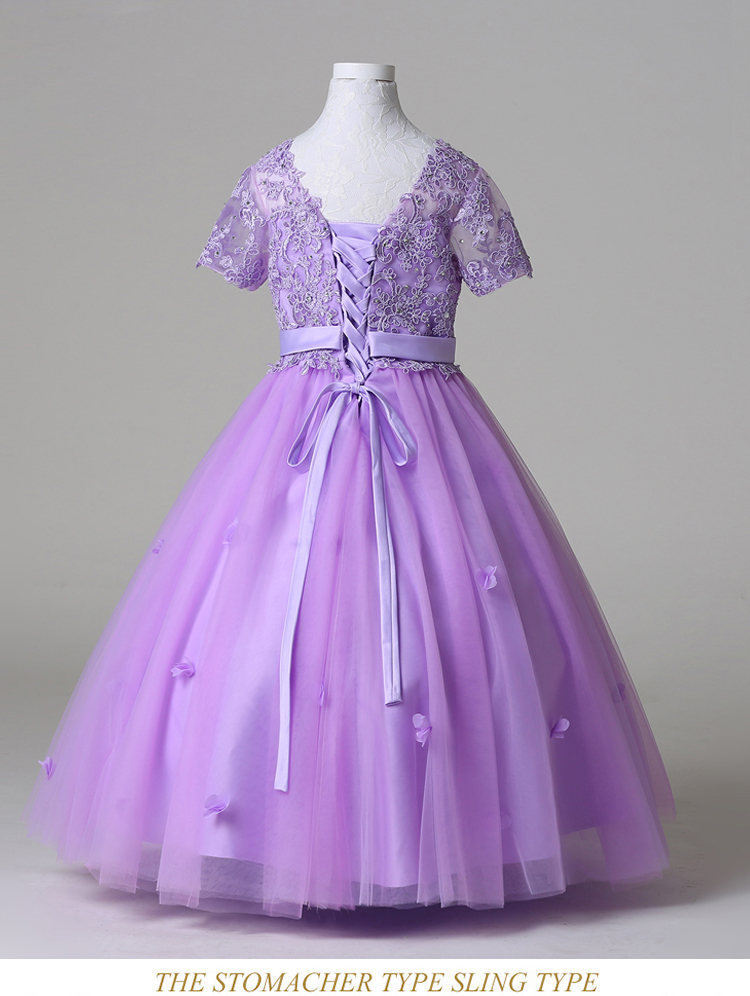 Cô gái váy váy công chúa váy cưới trẻ em pettiskirt mùa đông hoa cô gái váy váy catwalk chủ trang phục váy bé gái