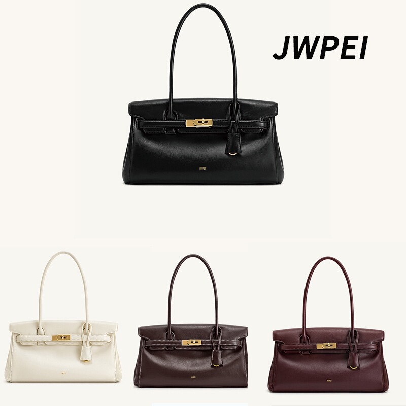 Jw Pei Briefcase for Women 2025 New Model Yara Handbag Shoulder Bag Underarm Bag Niche Design Baguette Bag