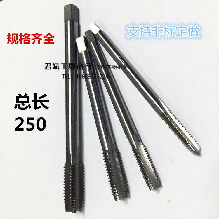 Lengthened terchanger with screw tapping screw for M10M12M14M16M18M20M24M27M30M36M45M48 * 250