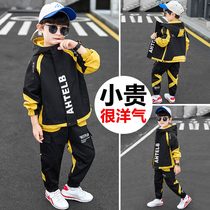 Childrens clothing Boys  spring suit 4 handsome 5 spring and Autumn 6 foreign style 7 boys 8 sports 10 clothes 12 years old 11 tide 9