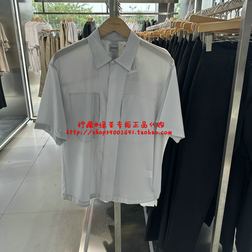 62 Jack Jones 2262O2021 Shirt Short-Sleeve Solid Color Commuter Pocket Turn-Down Collar Loose Top 35 62 Jack Jones 2262O2021 Shirt Short-Sleeve Solid Color Commuter Pocket Turn-Down Collar Loose Top 35
