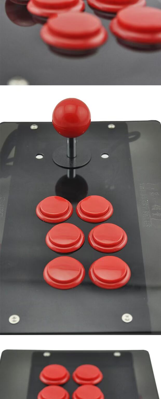 Sanhe Acrylic Arcade Máy tính Rocker USB Không chậm trễ Trò chơi Rocker 97 King of Fighters Game joy tay cầm xbox one