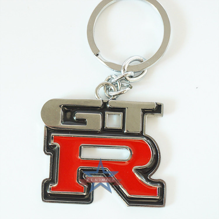 Suitable for Nissan Nisan GTR Key buckle personality creative metal key buckle one generation hair