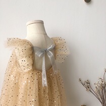 Girl Sequel Dress dress baby Childrens fairy Fairy Skirt Super Fairy birthday Ocean Girl Princess Dress Skirt Fluffy summer dress