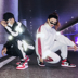 Tide thương hiệu ins super fire couple suit 3M áo khoác phản quang giản dị hai mảnh hip hop thể thao phù hợp với nam và nữ áo gió nam Áo khoác đôi