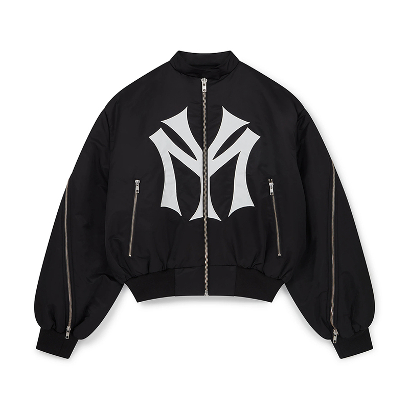 Mowalola My City Zipper Jacket Ma-1 Bomber Yvl Playboicarti Same Style as Sweet Tea