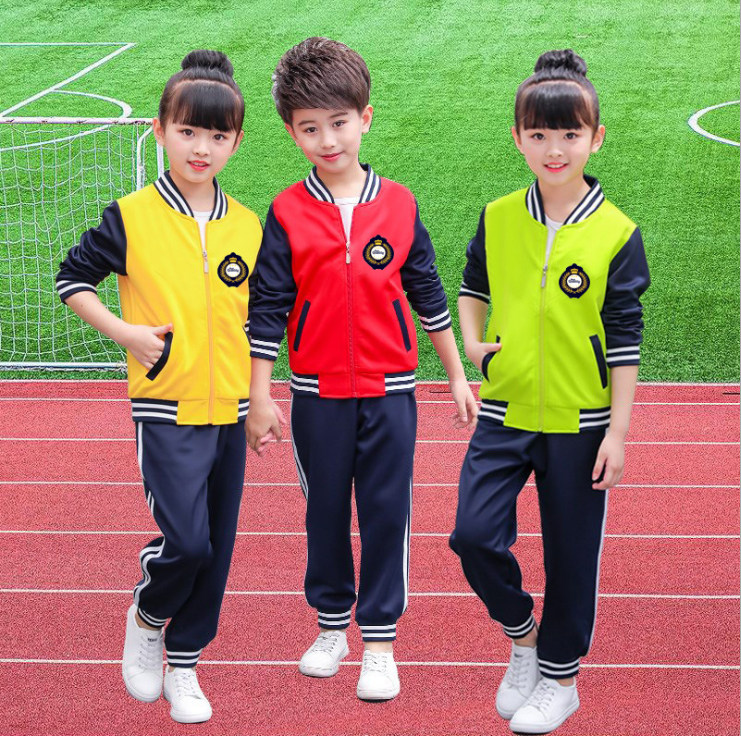 Kindergarten uniforms spring and autumn winter clothing British school uniforms custom children's clothing sports long-sleeved suits group performance clothing direct sales