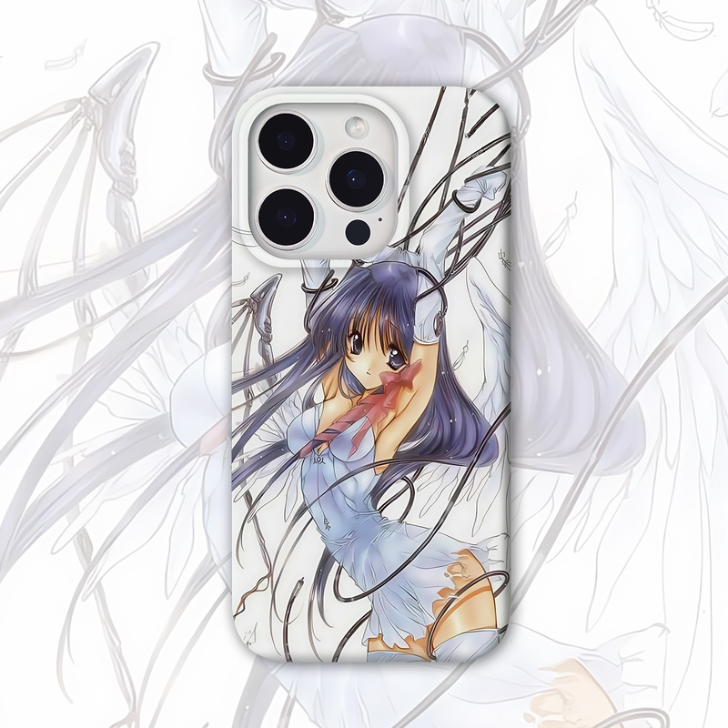Mewcase Vintage Millennium Anime-Style Non-Repetitive Unisex Film-Friendly Full-Cover Half-Cover Soft Case Hard Case Iphone16/15Promax Apple 14 Redmi Oppo Huawei Phone Case
