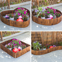 Outdoor Garden Garden Garden garden decoration flower bed anti-corrosion wood fence fence indoor balcony partition solid wood small fence