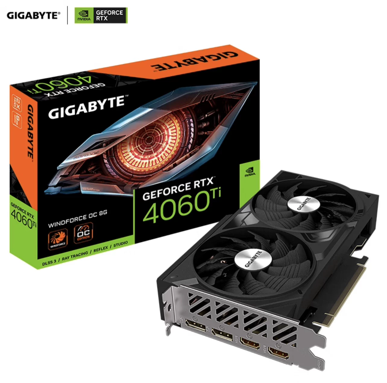0 Gigabyte RTX 4060TI графическая карта wind magic OC 8G игровая стационарная независимая графическая карта