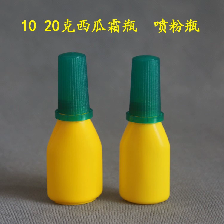 Miễn phí vận chuyển 10g bột nhựa chai xịt xịt bột chai 20ml dưa hấu xịt sương mũi chai họng bột chai nhựa