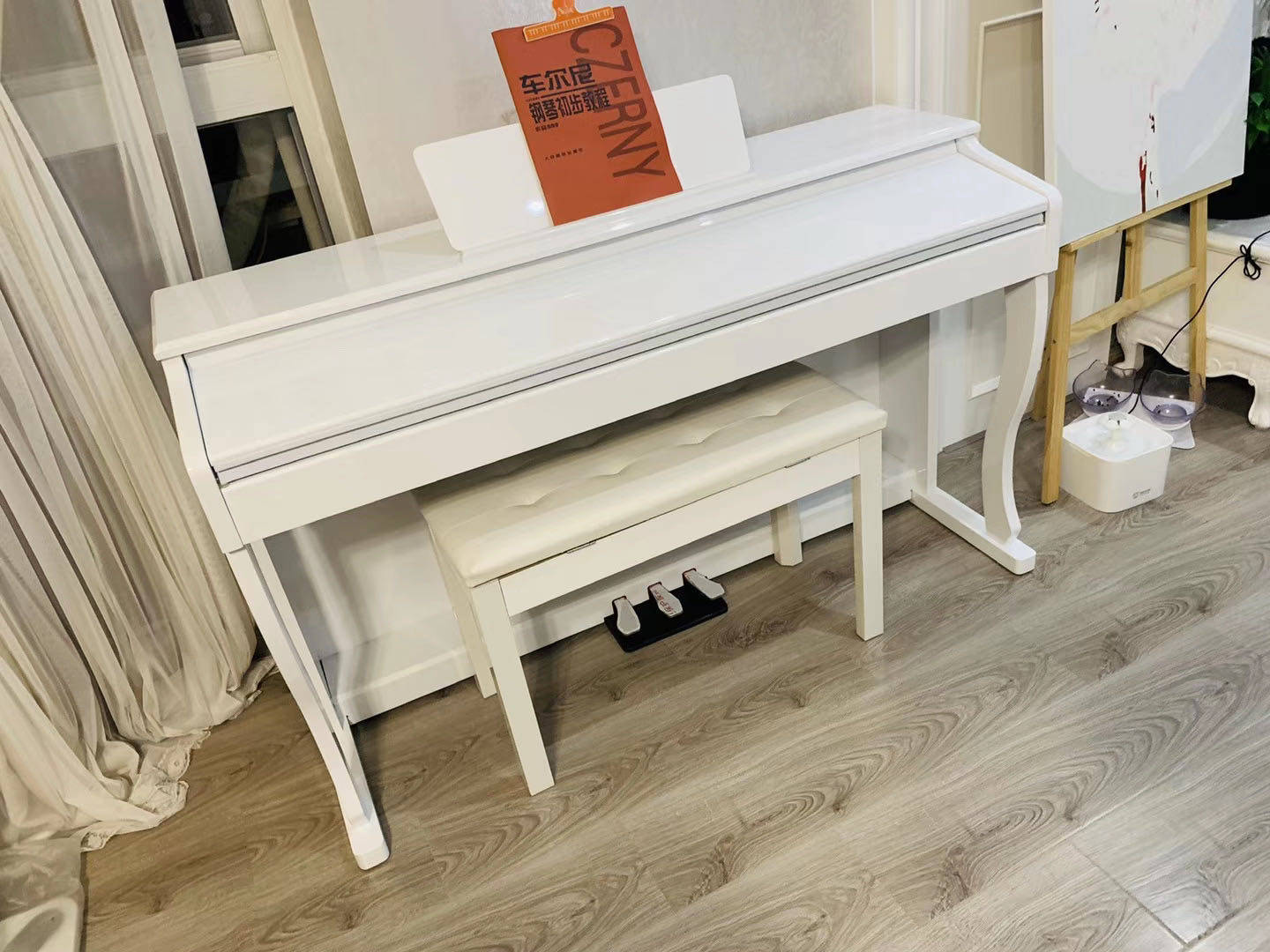 Overseas Chinese Zhi 808 George electronic violin Overseas Chinese Zhi 267 Digital piano 88 Key weight Hammer Van Tig Electronic Organ