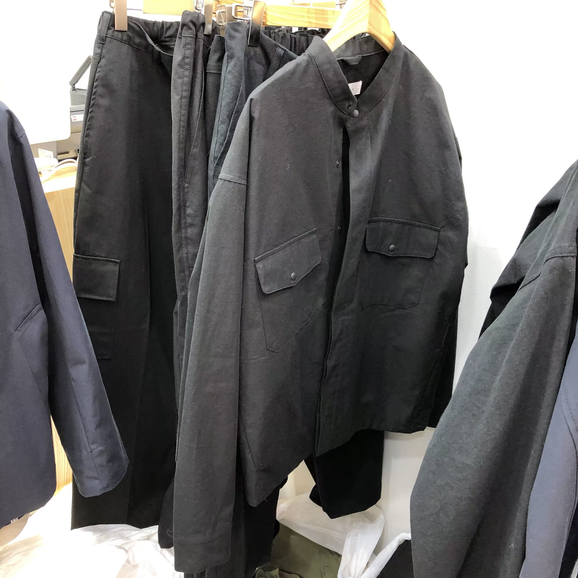 Hàn Quốc mua Dongdaemun nam mới 19 mùa xuân đứng nhỏ phù hợp với giản dị - Bộ đồ đồ bộ ống suông